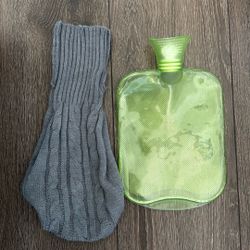 Heat Therapy Hot Water Bottle Rubber with Sleeve