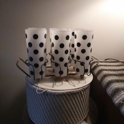 Mid Century Glasses And Caddy