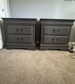 2 Matching Nightstands - Solid Wood