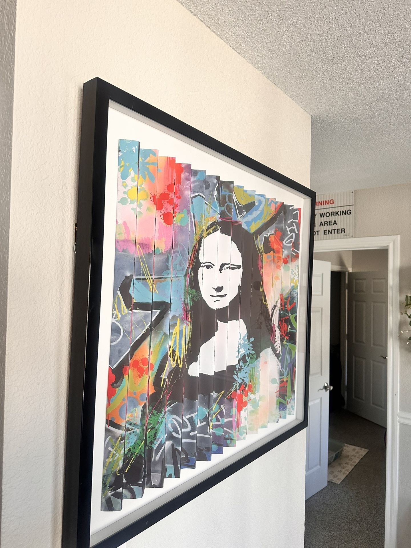 Lenticular Mona Lisa/ Abstract Design