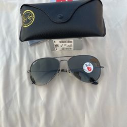 Aviator 3025 Sunglasses Polarized Lenses Black 