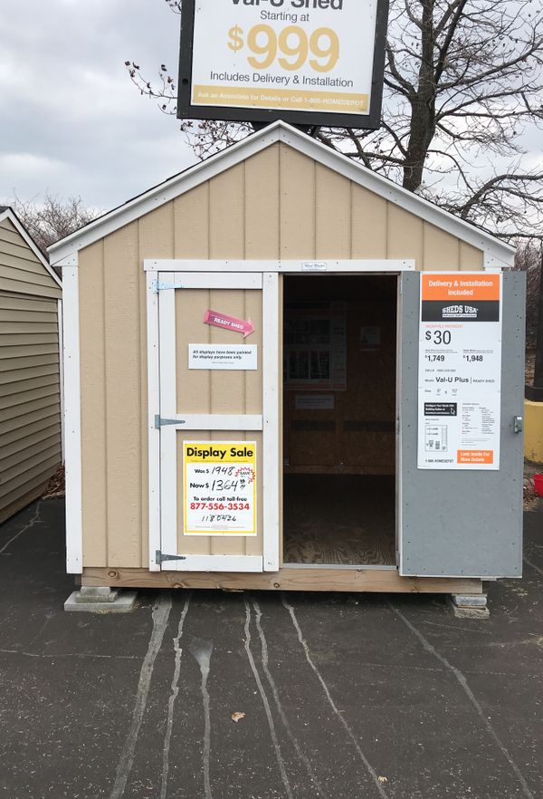 Sheds USA 8x10 Value Plus Shed Display is on sale at the Home Depot