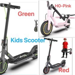 H0 Electric Scooter, 350W Strong Motor, Up to 19 MPH, E/D/S 3 Gear Speed, 15 Miles Range, Foldable Lightweight E-Scooter with 8.5 Inch Tires, Smart AP