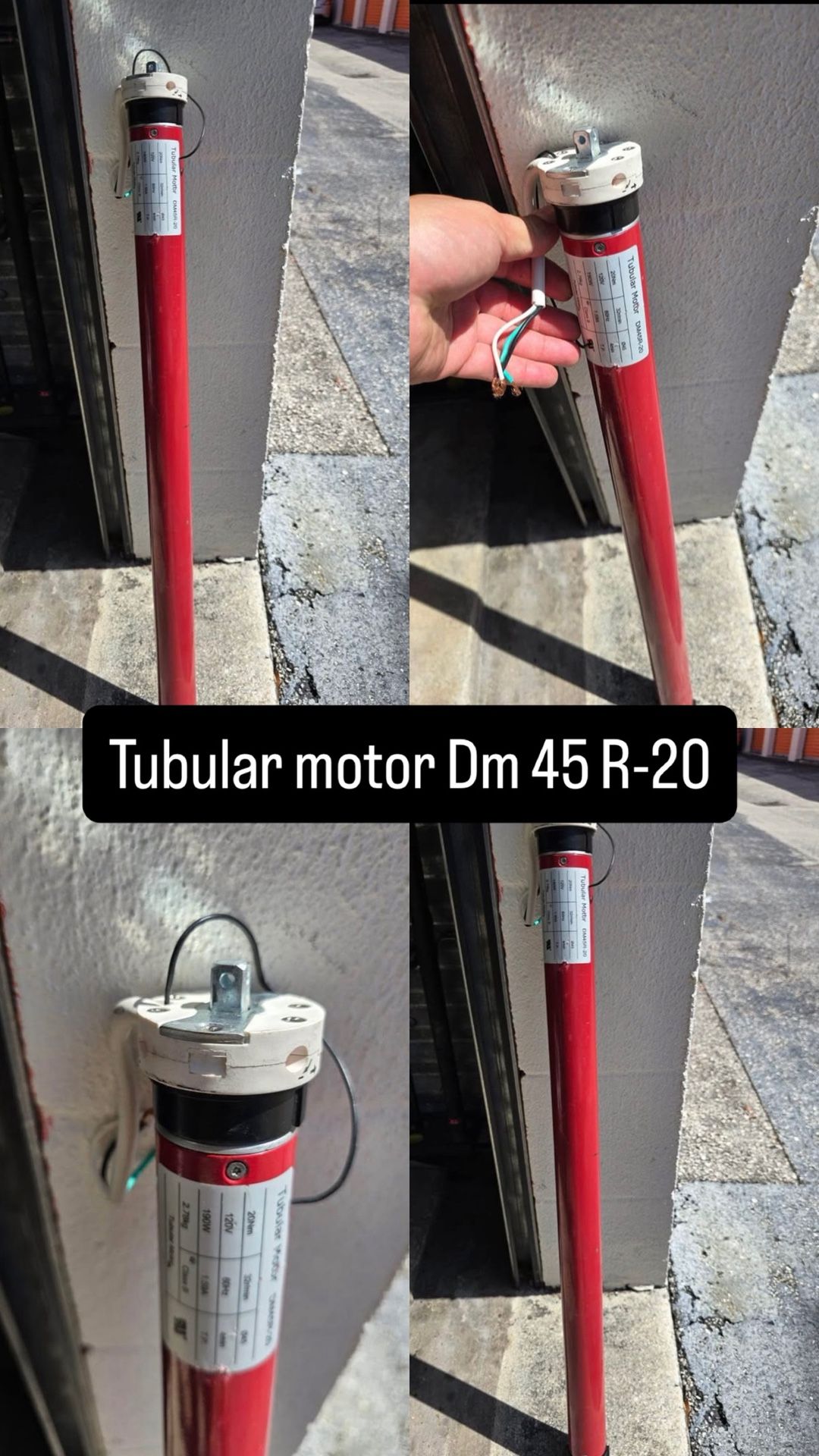 Tubular Motor Dm 45 R-20