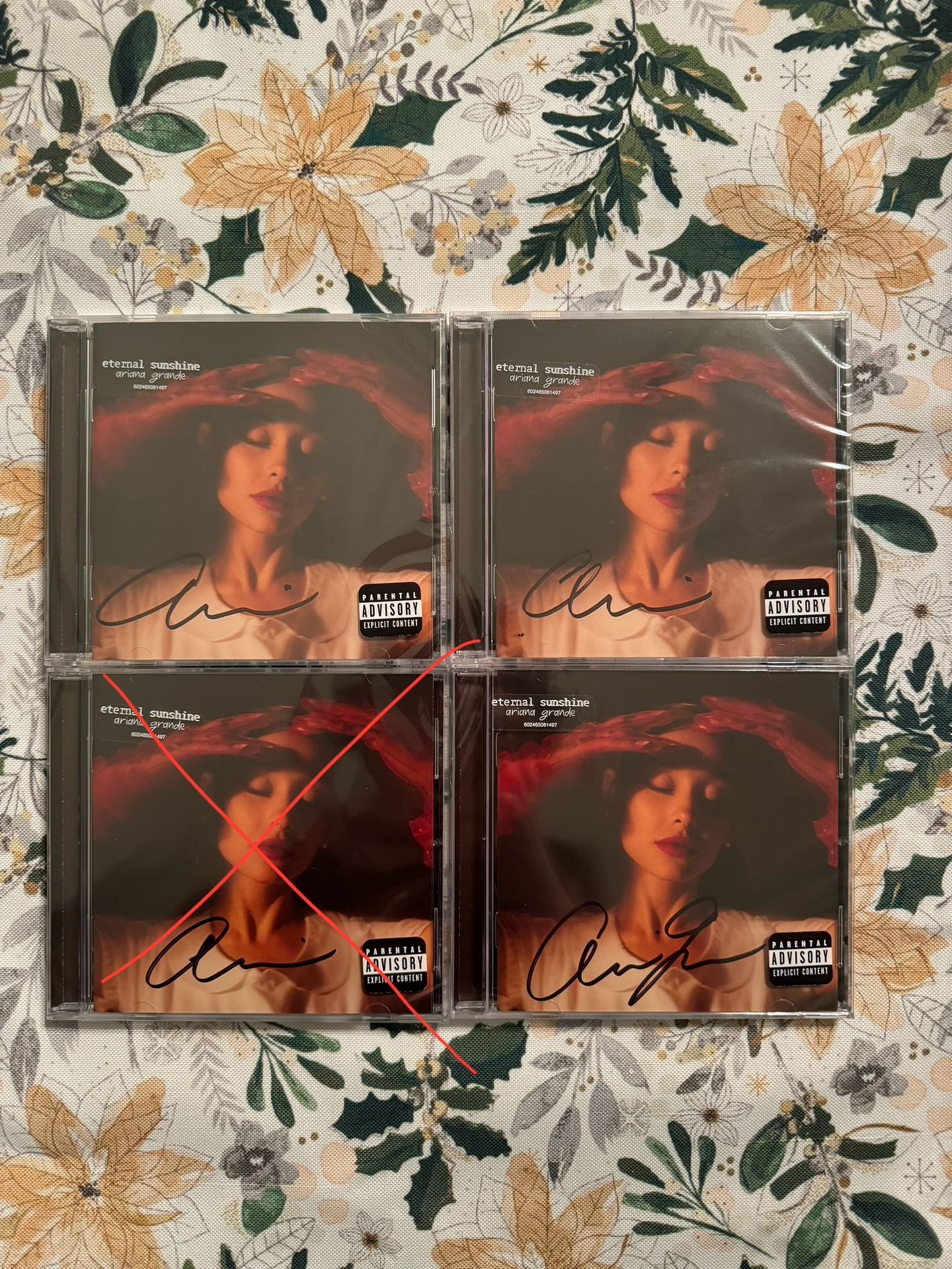 Ariana Grande Eternal Sunshine Signed CD