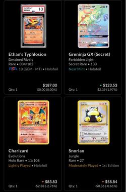 Pokemon Lot Slabs/Raw send offers