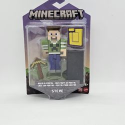 MINECRAFT - STEVE Build A Portal 4 In Action Figure NEW & SEALED 2021  Figurine

Slightly damaged box

Minecraft action figure 