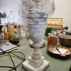 Marble Lamp Antique 