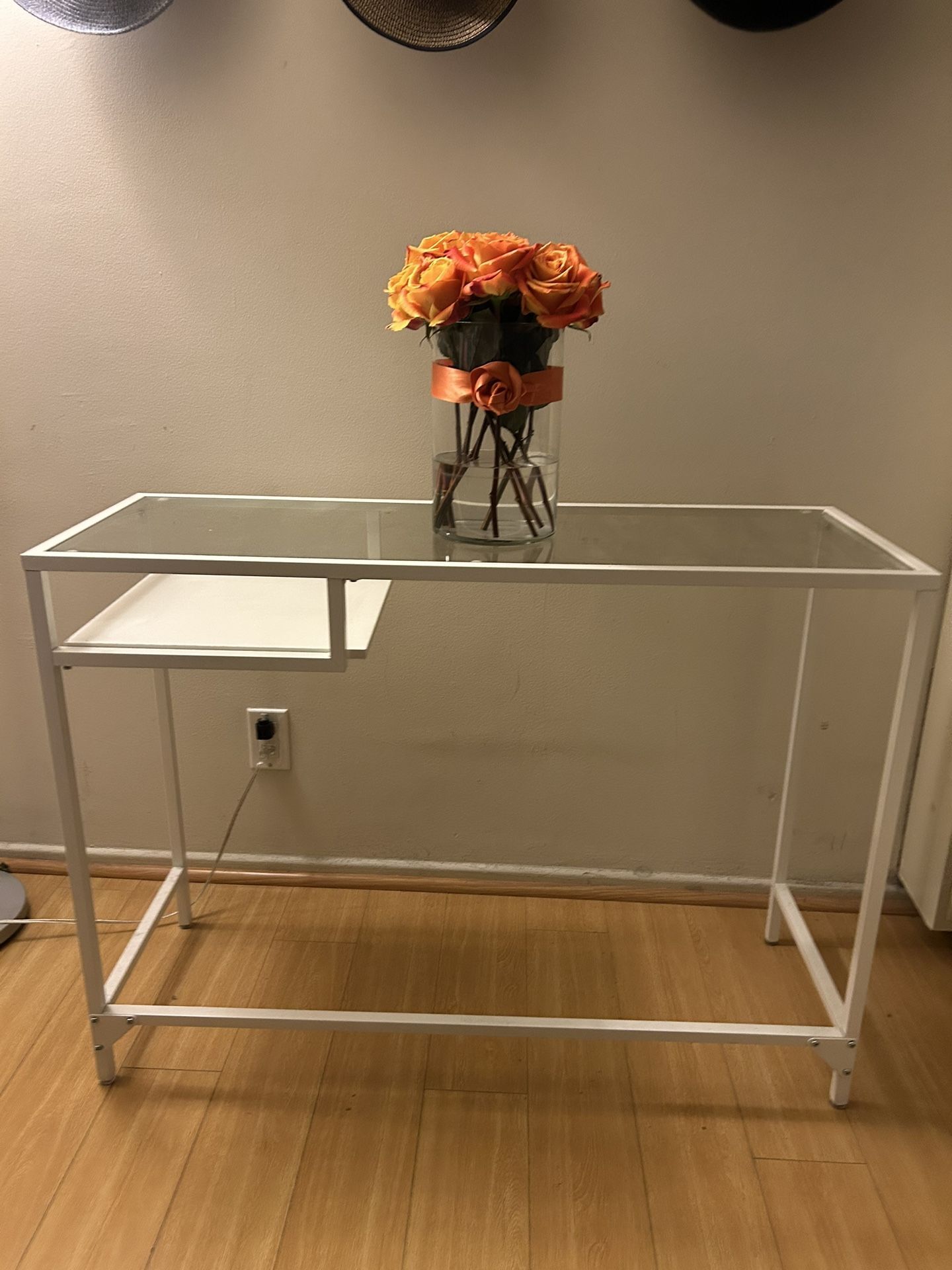 IKEA Vittsjo Console Entryway Table In White