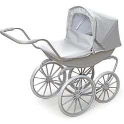 Badger Basket London Doll Stroller for 18 Inch Dolls – Stylish and Functional Stroller for Creative Play for Young Doll Lovers