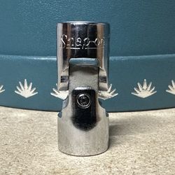 SNAP-ON TOOLS 3/8" DRIVE 1/2" SWIVEL FLEX UNIVERSAL JOINT SHALLOW SOCKET USA