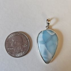 Larimar Pendant 