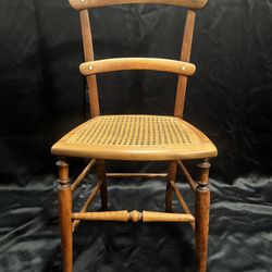 Antique Edwardian cane seated Chair