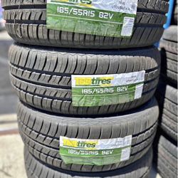 185/55/15 TBB 4 New Tires Installed And Balanced 