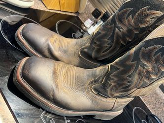 Steel toe work boots, size 11.5, GR88 condition, $69
