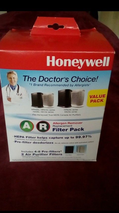 Honeywell air purifier filter pack. HEPA filters. Air Cleaner Filter Pack