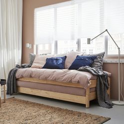 IKEA Utaker  stackable twin bed with 3 mattresses