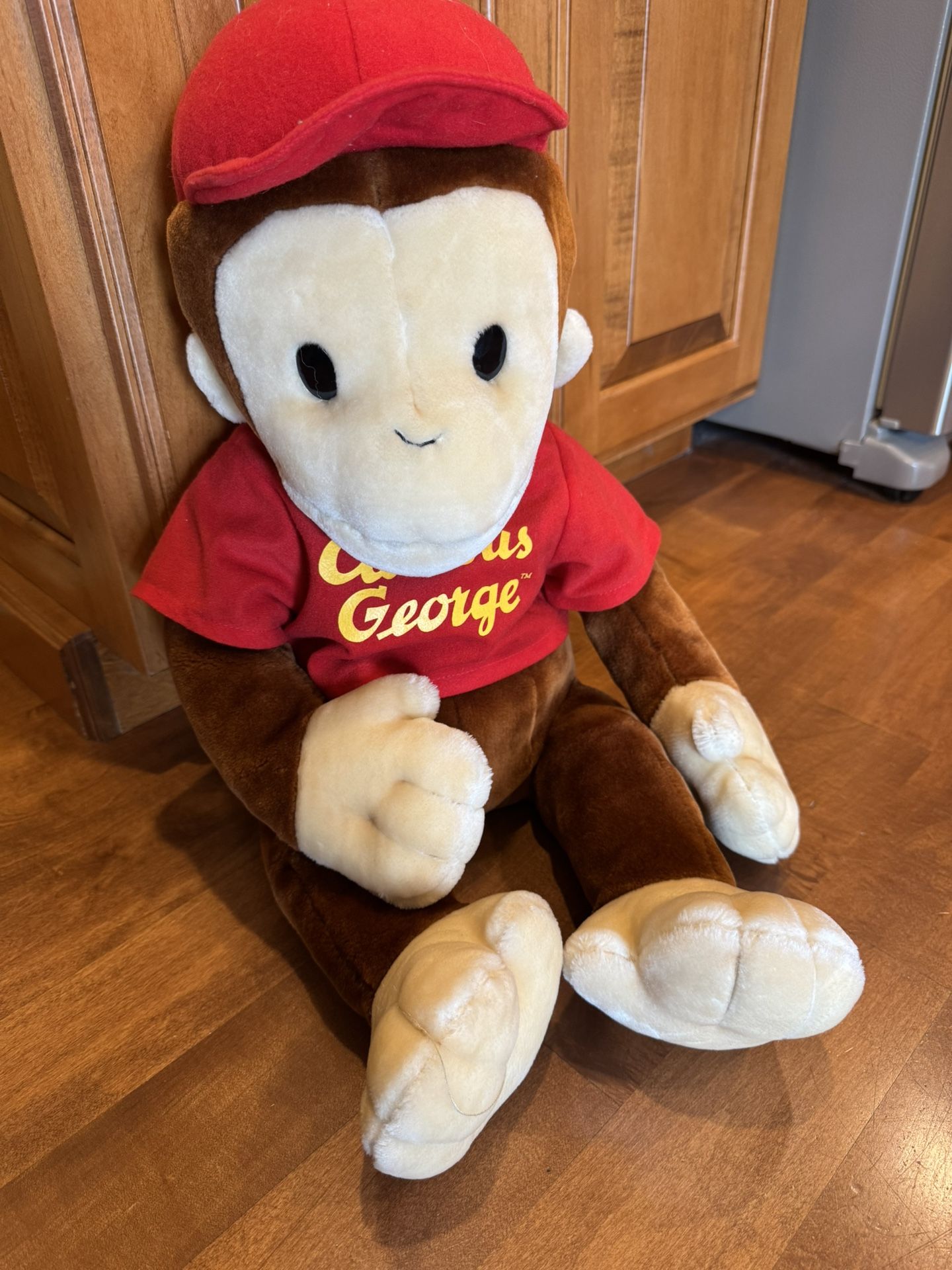 Large curious George stuffed animal monkey shipping available