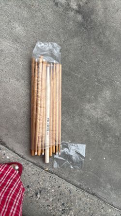 Pack of drum sticks- real wood