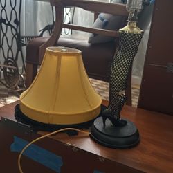 A Christmas Story Leg Lamp. Great Condition However Fishnet Looks Like It Has A Break In It.