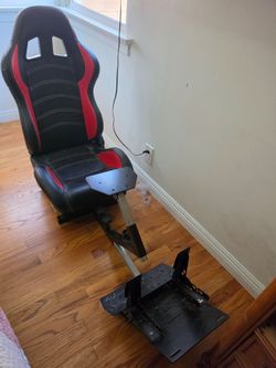 Moza R5 complete racing bundle + clutch pedal and brake pedal performance kit + makeshift adjustable racing sim seat