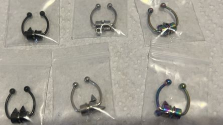 Magnetic Horseshoe Nose Rings