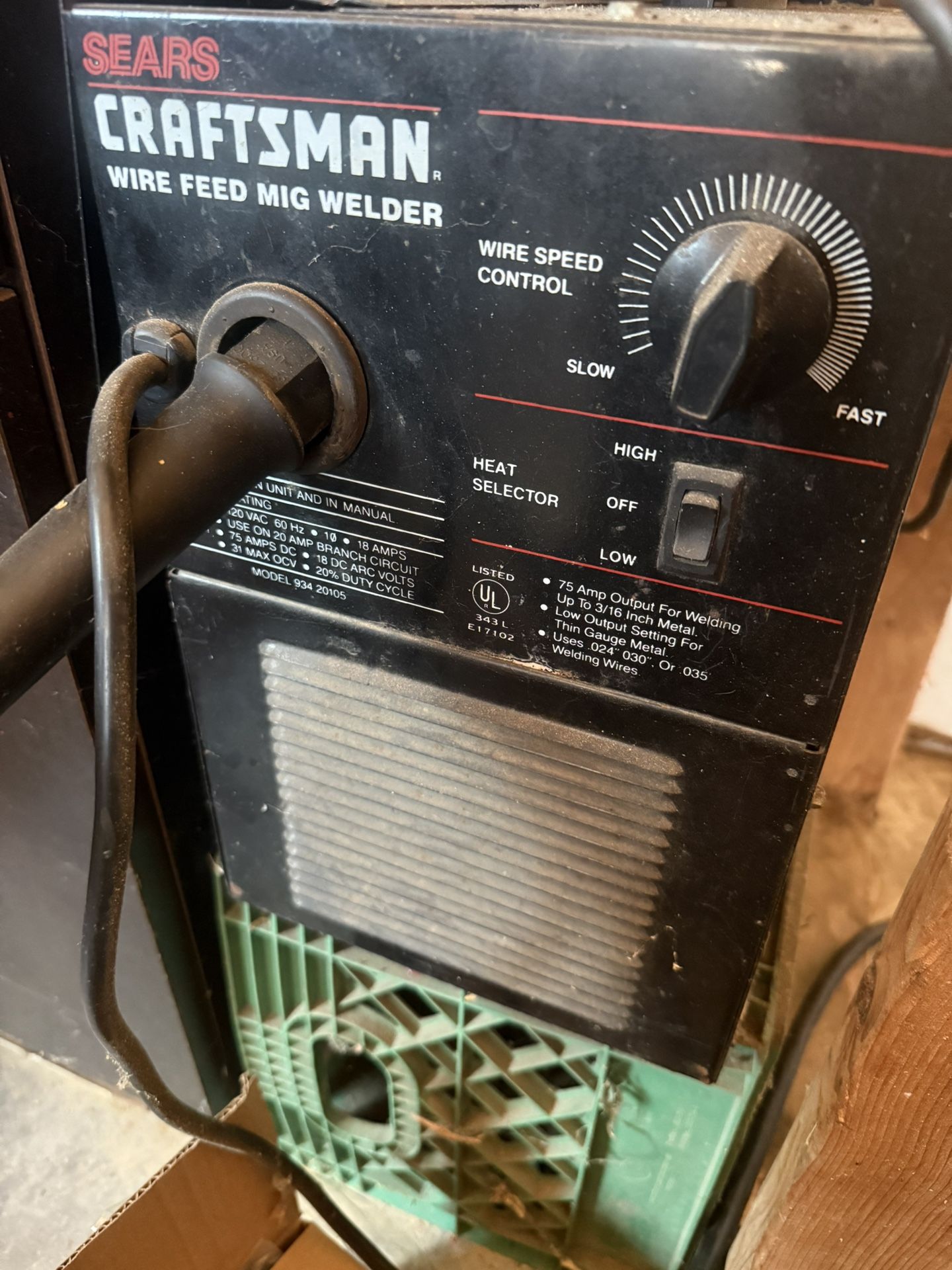 Sears Craftsman Wire Feed MiG Welder
