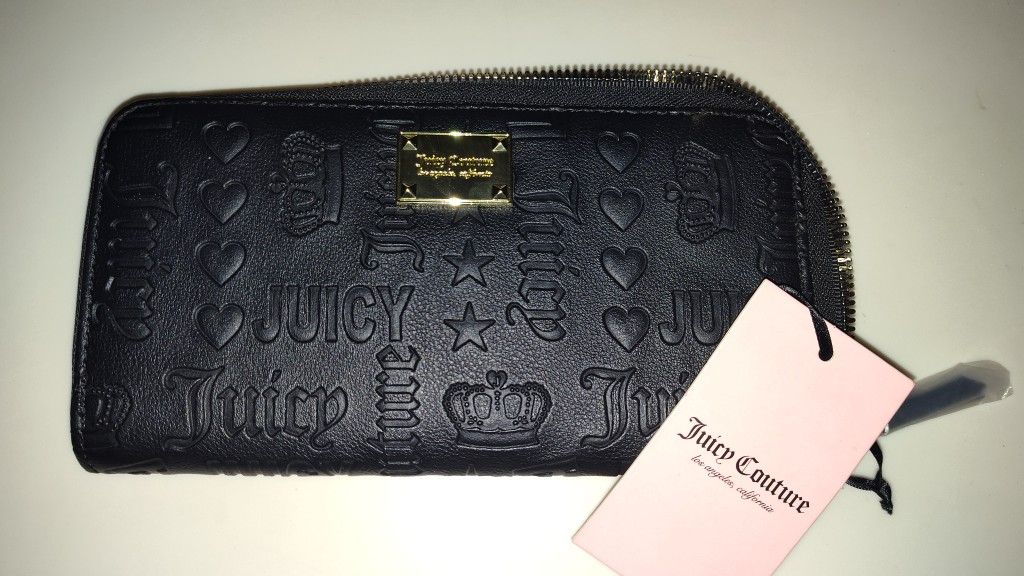 New, Black, Juicy Couture Wallet