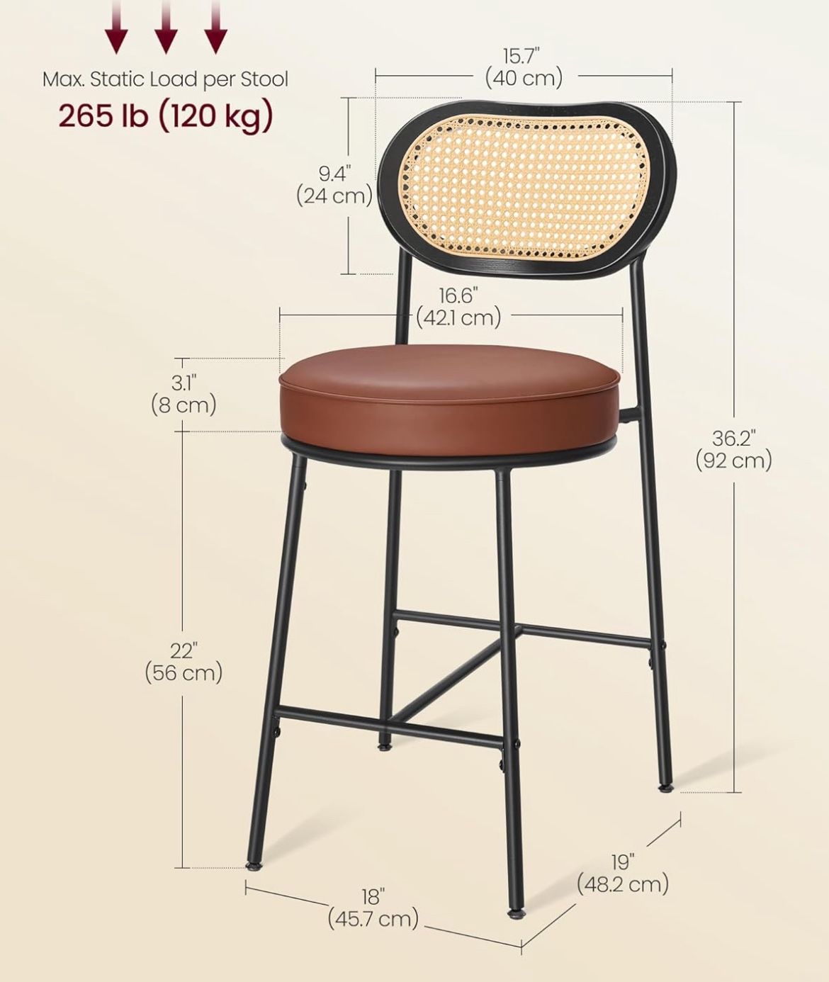 Set Of 4 — Bar Stools