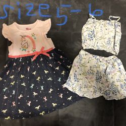 Girls Spring/Summer Bundle Size 5-6