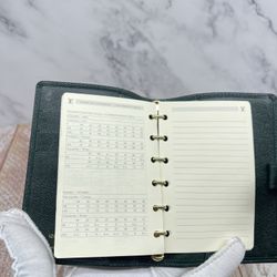 Authentic Louis Vuitton PM Agenda wallet Green 