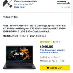 Nitro V Gaming Laptop