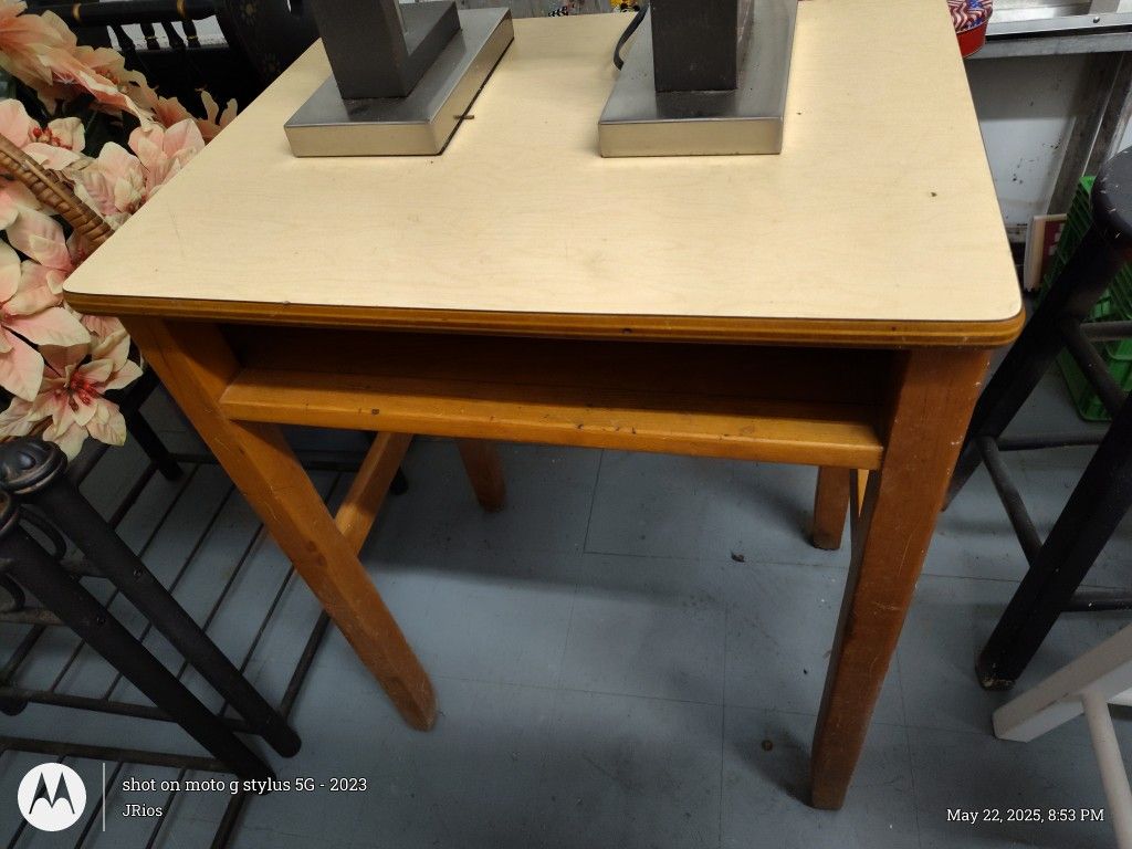Original School Desk Hard Wood