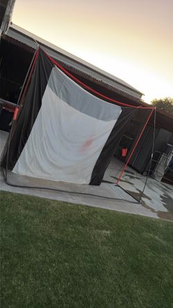 Golf/baseball hitting net