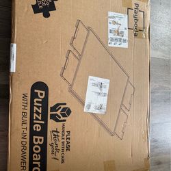 playboda Puzzle Board with Built-In Drawers for 1000 Piece Puzzle
