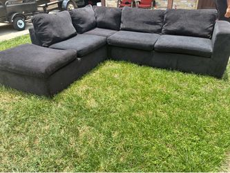 Black sectional