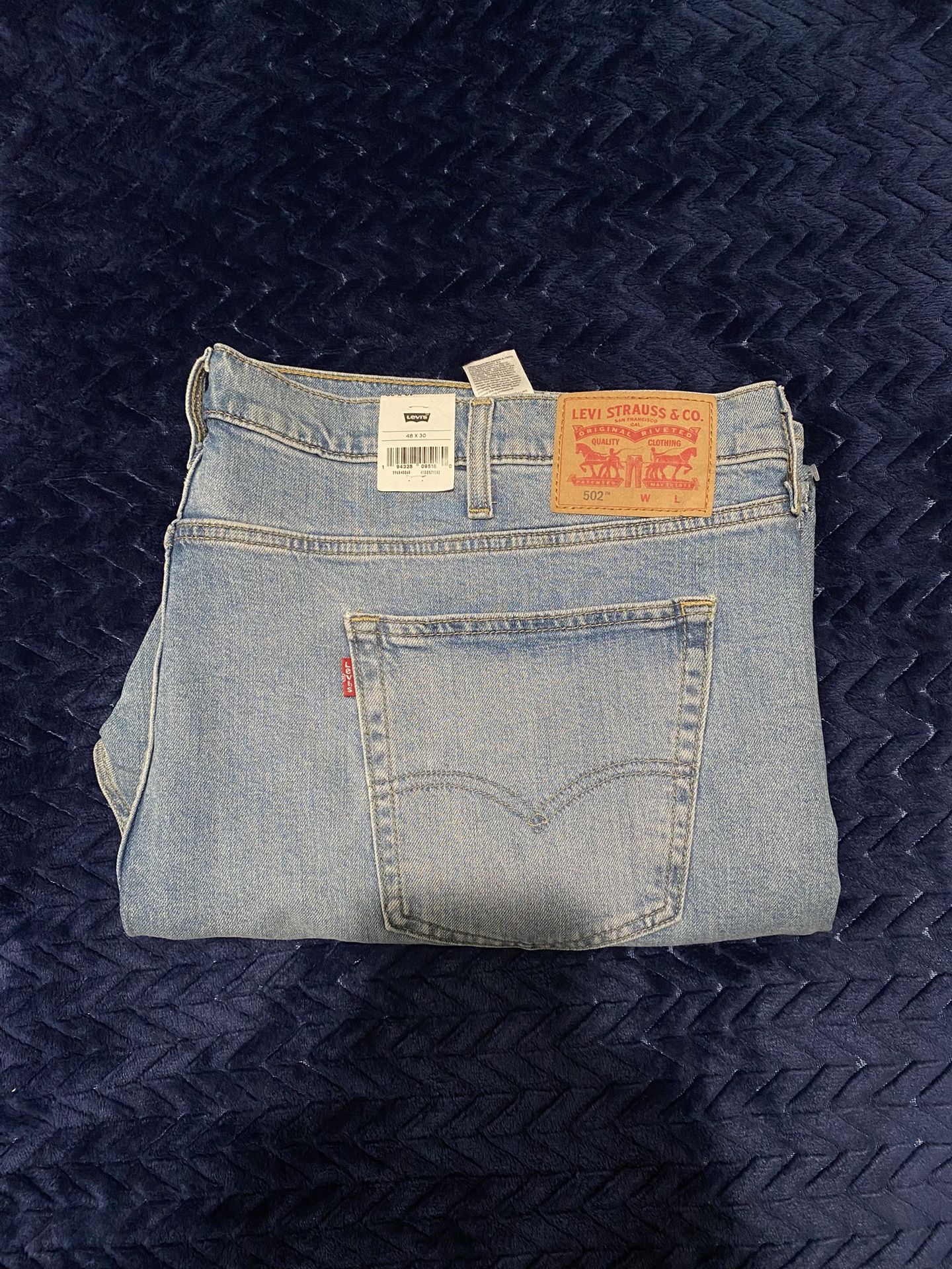 Levis 502 Jeans Tapered Size 48x30 Men