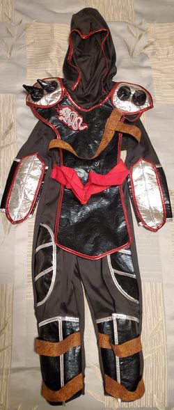 NINJA WARRIOR HALLOWEEN COSTUME SIZE 3-4