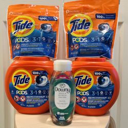 Tide Laundry Detergent Bundle (5 For $33)