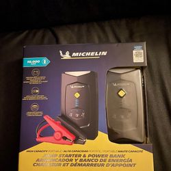 Michelin Portable Jump Starter and 10,000mAh LiFePO4 Power Bank