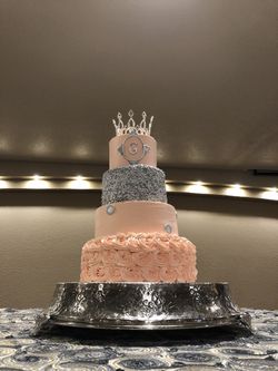 Plated Cake Stand 22”