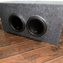 2 Jl Audio 10w7 Ae In A Custom Ported Box 