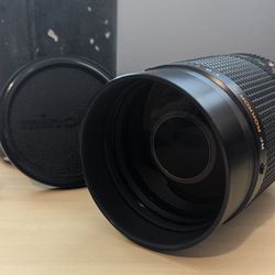 Minolta 500mm F/8 With Case And Filters