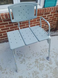 Extended shower chair
