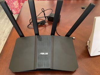 ASUS - RT-BE82U BE6500 Dual-Band Wi-Fi 7 Router - Black