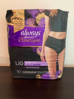 Always Discreet Boutique 10ct Size L