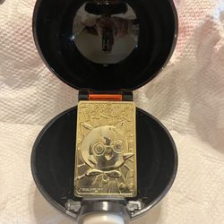 1999 Burger King Jigglypuff 23K Gold-Plated Pokemon Card