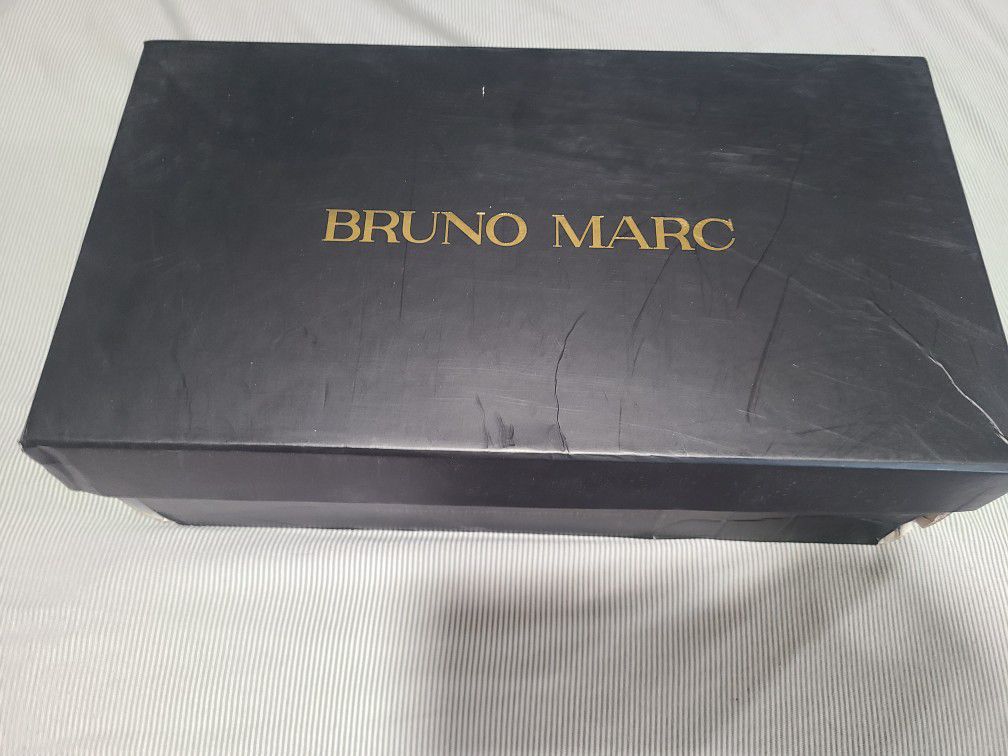 Bruno Marc Brown Italian Leather Shoes Men's US Size 10m