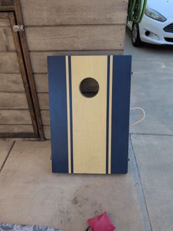 Wood corn hole set