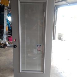 Exterior Door With Built-in Blinds